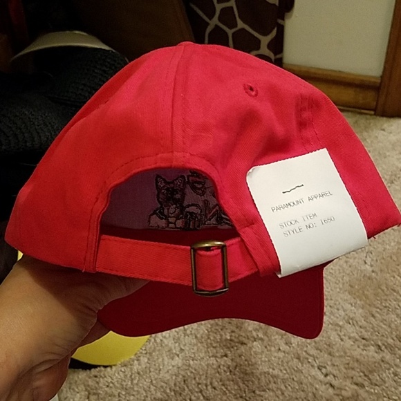 The Fox's Den Red Adjustable Cap - Picture 2 of 5